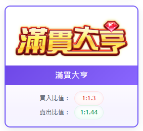 滿貫大亨娛樂城幣值